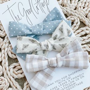 Vintage Style Baby Bows